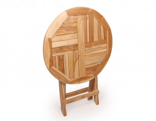 Køln Teak cafebord Ø 70 cm 2